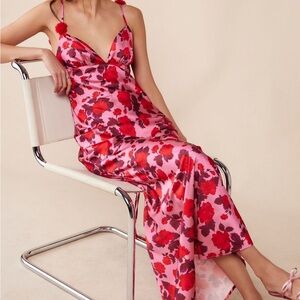 For love and lemons huda rose maxi dress